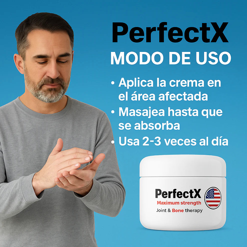 Oferta Especial Perfectx - La crema natural que alivia el dolor articular en solo 14 días