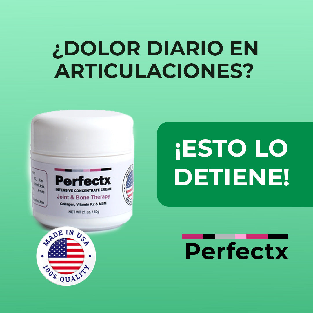 Oferta Especial Perfectx - La crema natural que alivia el dolor articular en solo 14 días