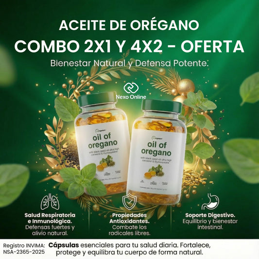 Oferta 2x1 y 4x2 OregaDaily — Tu escudo diario de protección natural