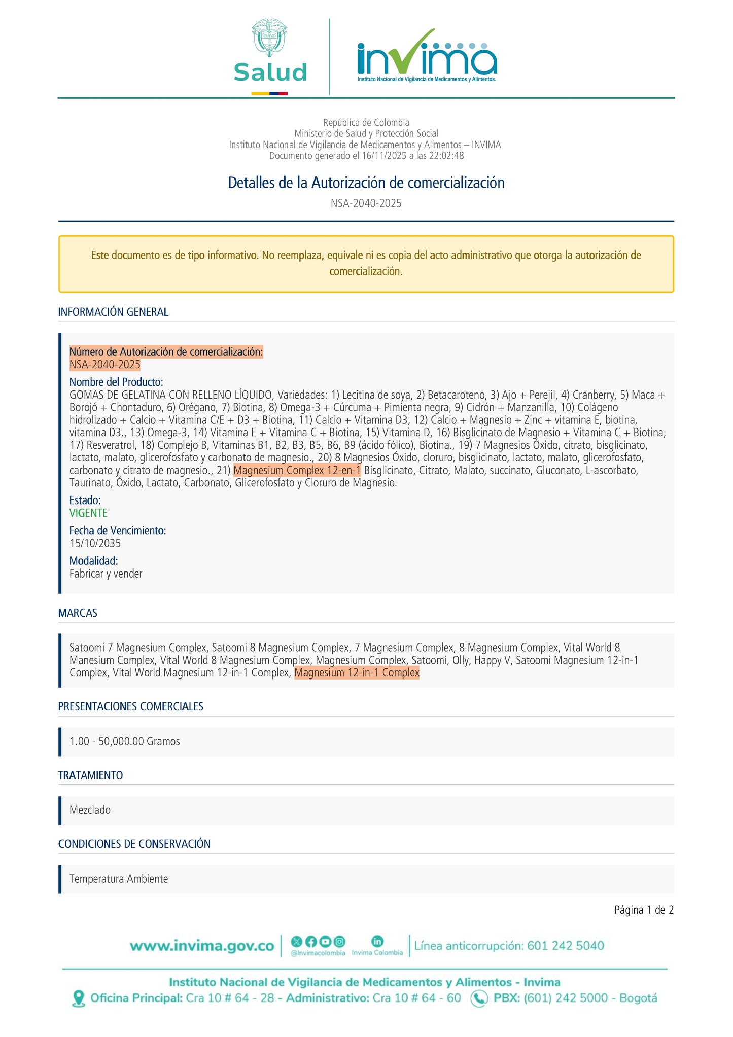 Oferta 2x1 y 4x2 MagNexus – El complejo 12-en-1 con Absorción Real